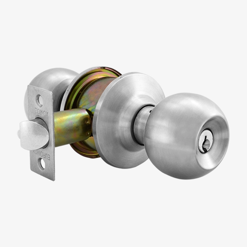 Cerradura de pomo para dormitorio en acero inoxidable con sistema de privacidad