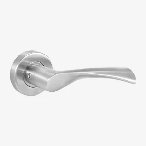 Manija maciza SF 001 de acero inoxidable Euroinox para puertas resistentes