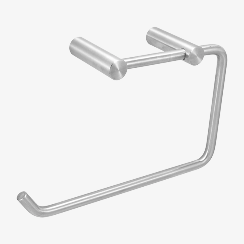 Toallero aro abierto de acero inoxidable para baño moderno